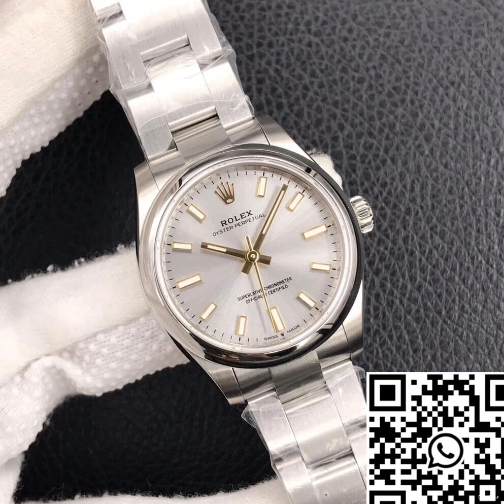 Silver Dial M277200-0001 31MM Factory Rolex Perpetual Oyster EW 0316